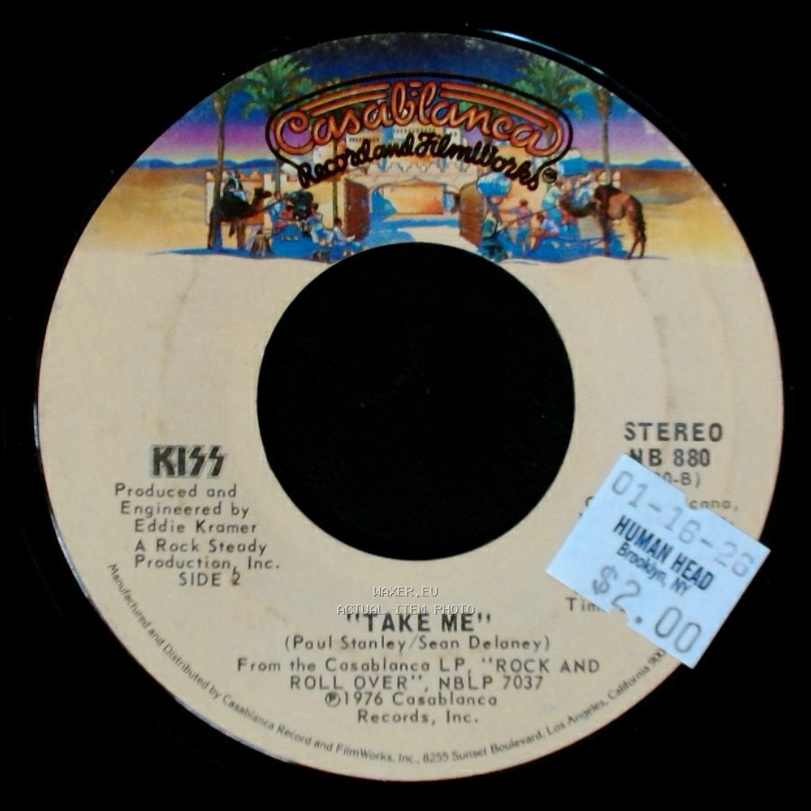 Kiss - Calling Dr. Love / Take Me side B