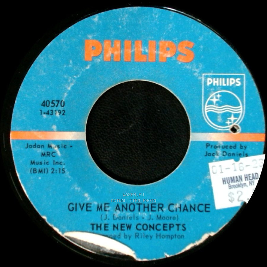 The New Concepts - Give Me Another Chance / Over The Rainbow side A