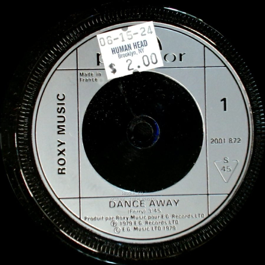 Roxy Music - Dance Away / Cry Cry Cry side A