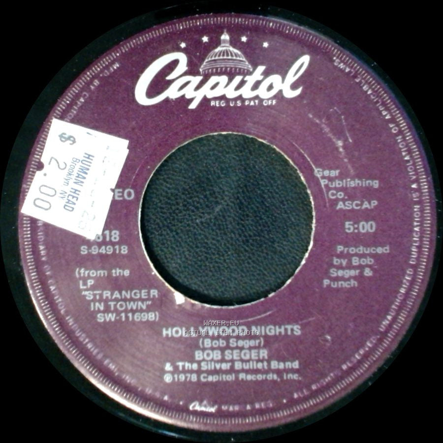 Bob Seger & The Silver Bullet Band - Hollywood Nights / Brave Strangers side A