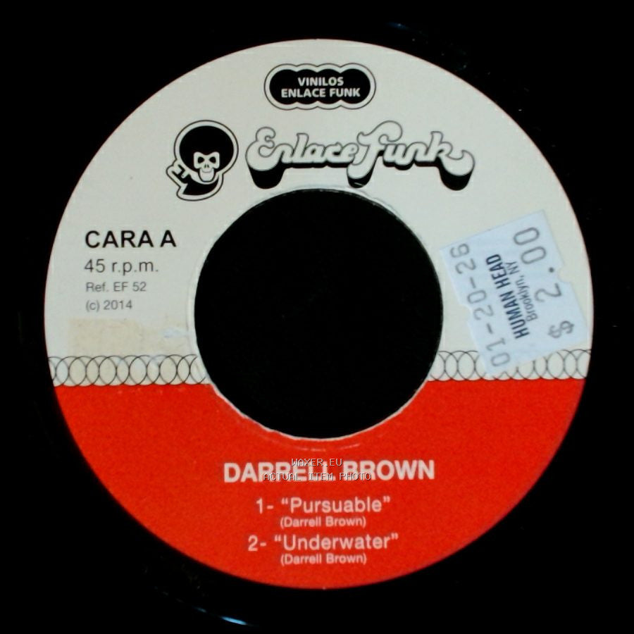 Darrell Brown - Unknown Title A / Plutonian Afternoon / Detroit Soul side A