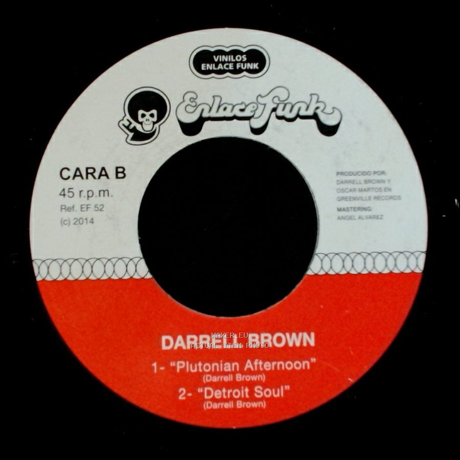 Darrell Brown - Unknown Title A / Plutonian Afternoon / Detroit Soul side B