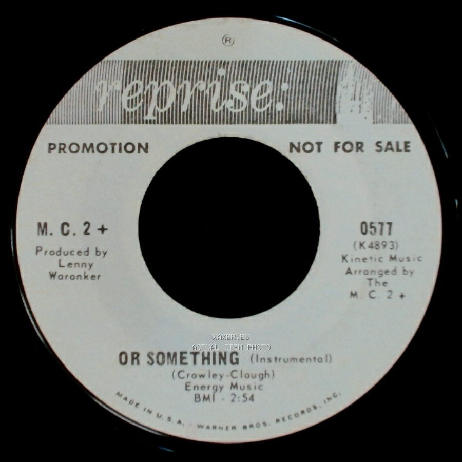 M. C. 2 + - Or Something / Or Something side B