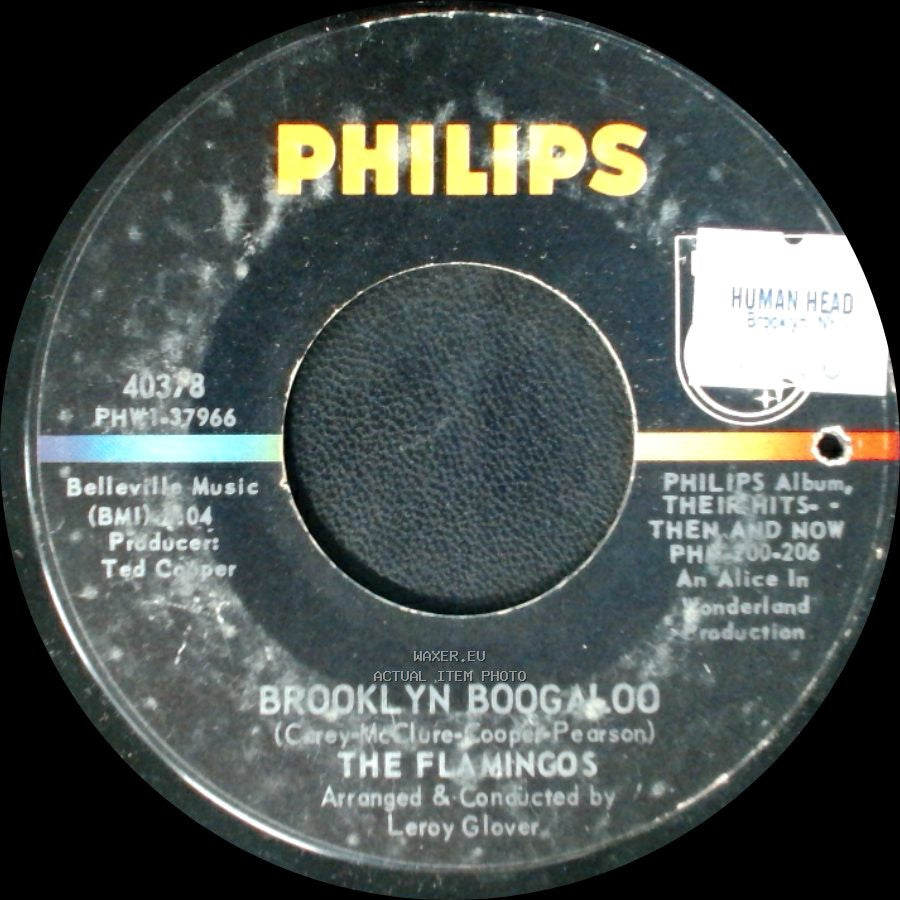 The Flamingos - Brooklyn Boogaloo / Since My Baby Put Me Down side A