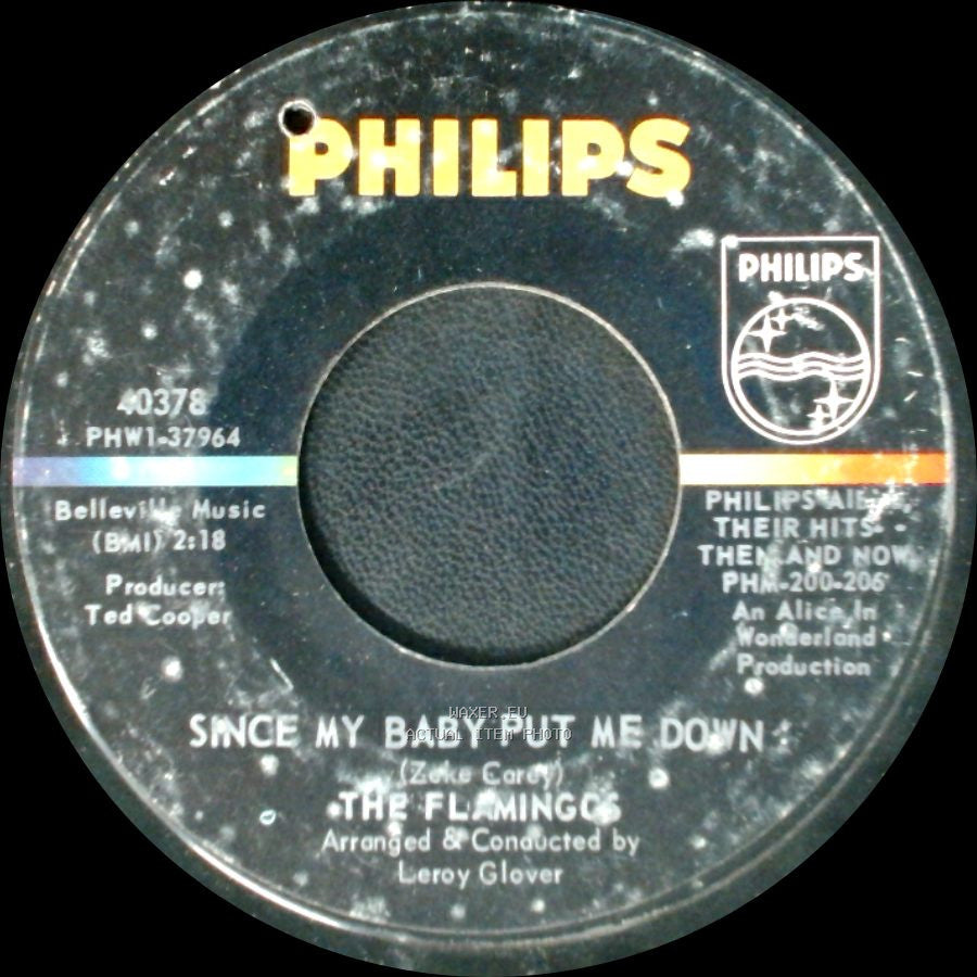 The Flamingos - Brooklyn Boogaloo / Since My Baby Put Me Down side B