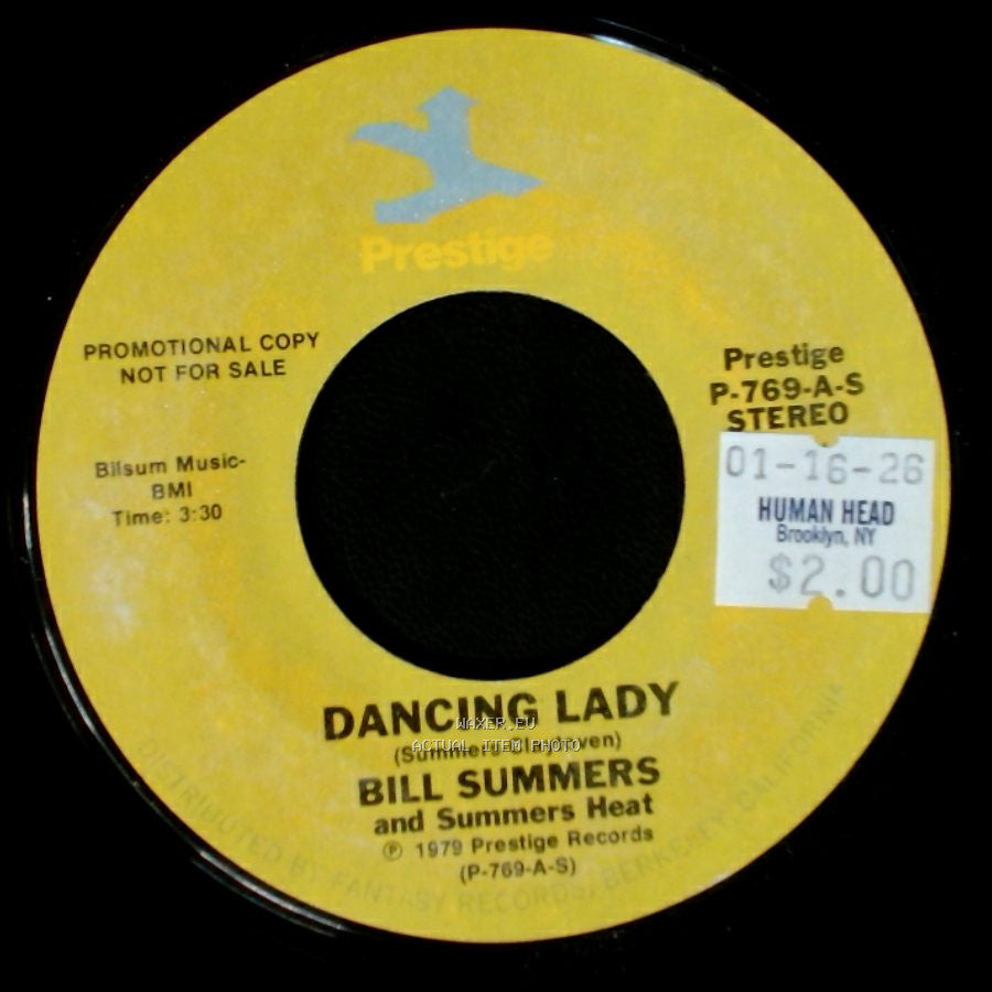 Bill Summers And Summers Heat - Dancing Lady / Dancing Lady side B