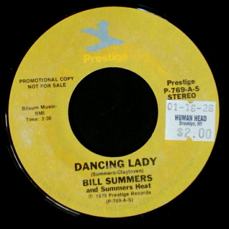 Bill Summers And Summers Heat - Dancing Lady / Dancing Lady side B