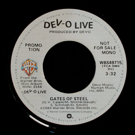 Dev-O Live - Gates Of Steel / Gates Of Steel side A