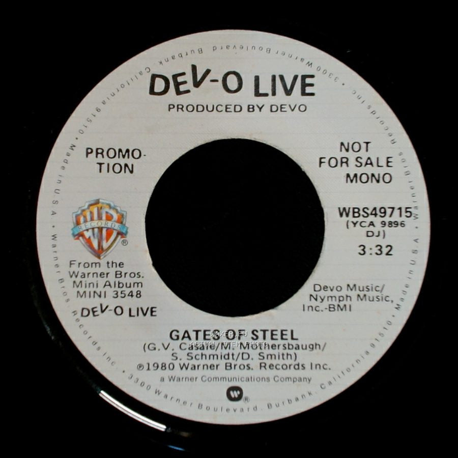 Dev-O Live - Gates Of Steel / Gates Of Steel side A