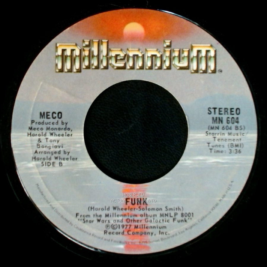 Meco - Star Wars Theme / Cantina Band / Funk side B