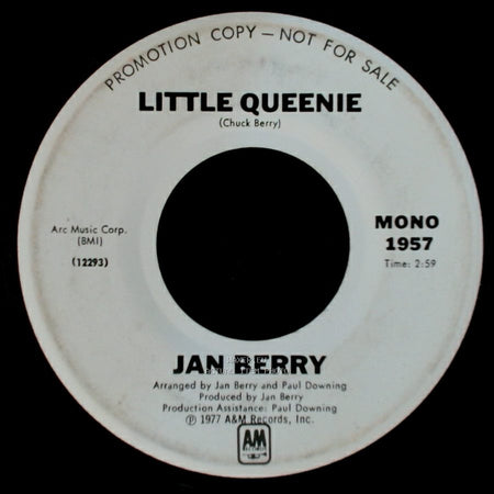 Jan Berry - Little Queenie / Little Queenie side A