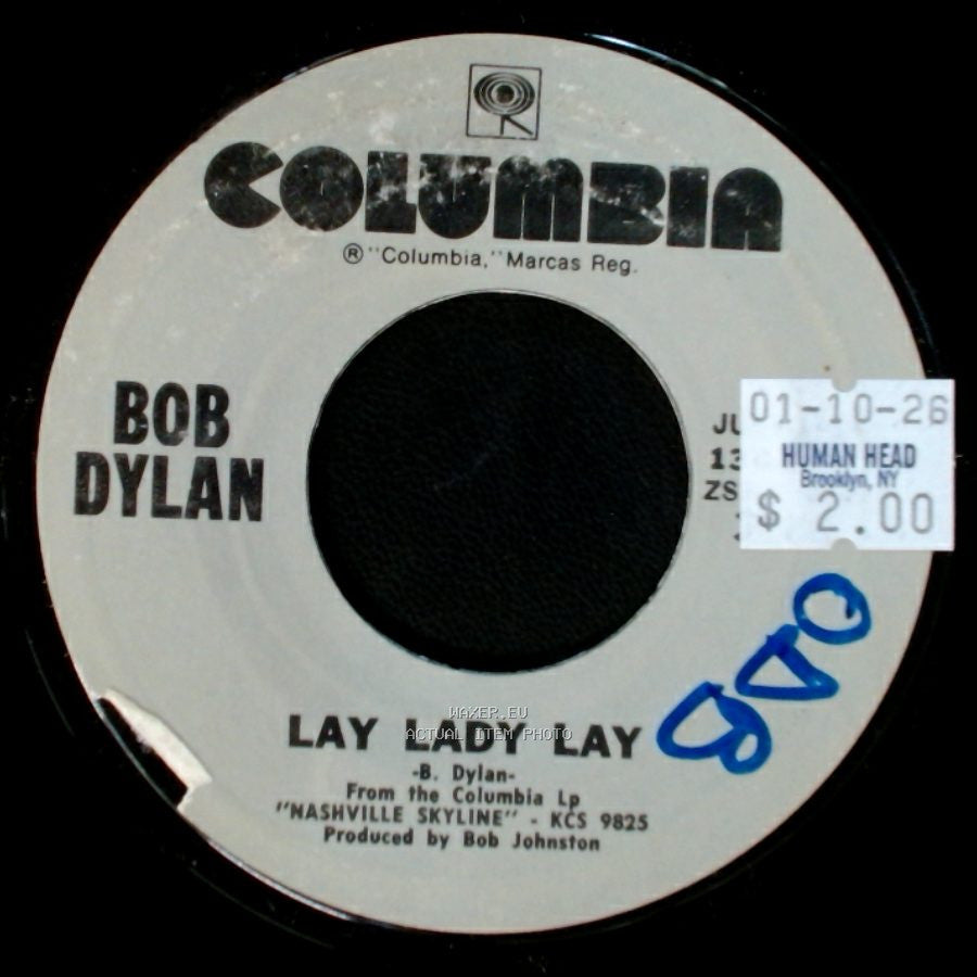 Bob Dylan - I Threw It All Away / Lay Lady Lay side B