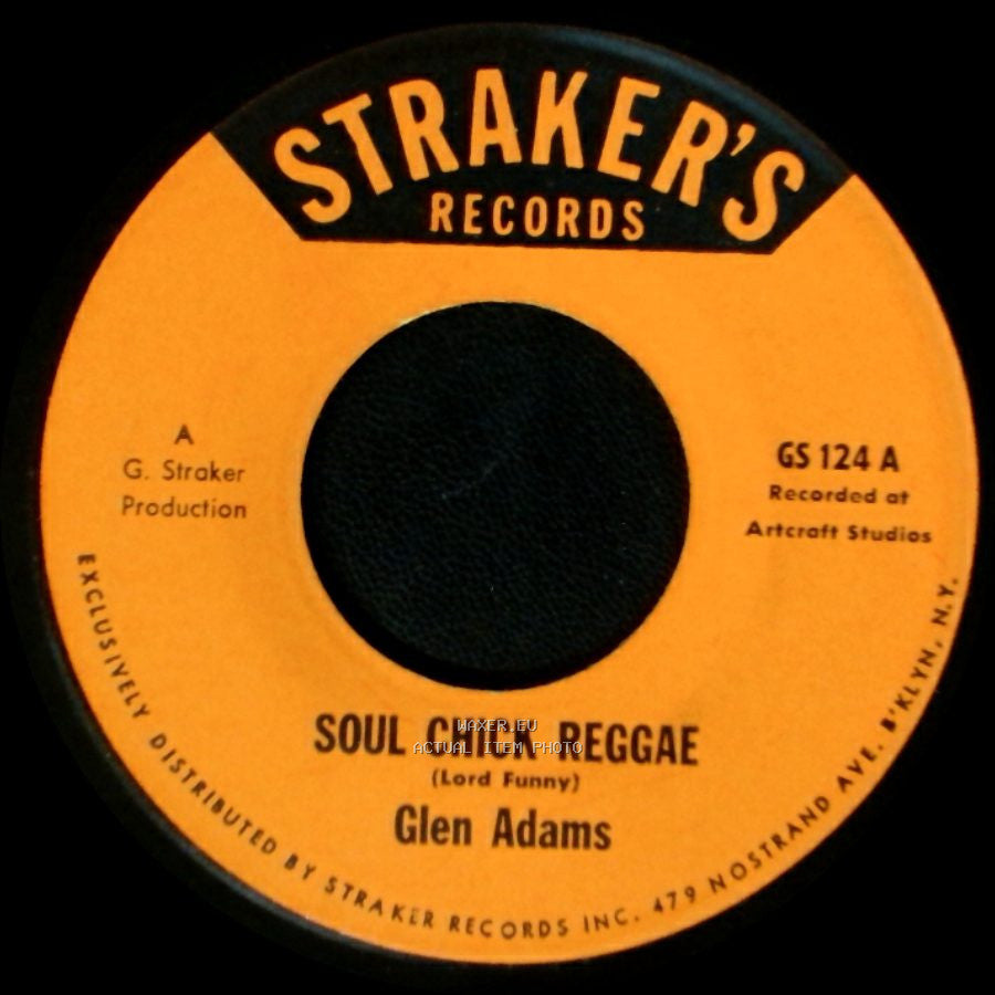 Glen Adams - Blue Grass / Glen Adams - Dread Experience / Soul Chick Reggae side B