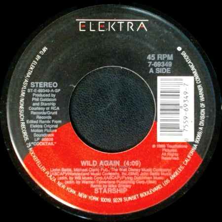 Starship - Wild Again (4:09) / Laying It On The Line side A