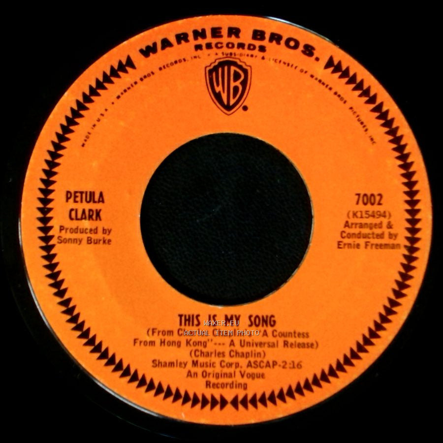 Petula Clark - This Is My Song / High side A