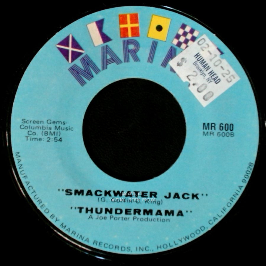 Unknown Artist - Thundermama / 'smackwater Jack' 'thundermama' side B