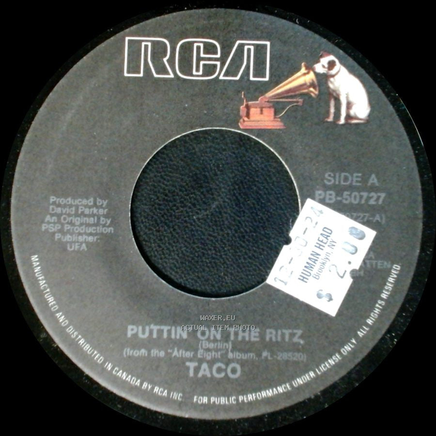Taco - Puttin' On The Ritz / Livin' In My Dreamworld side A