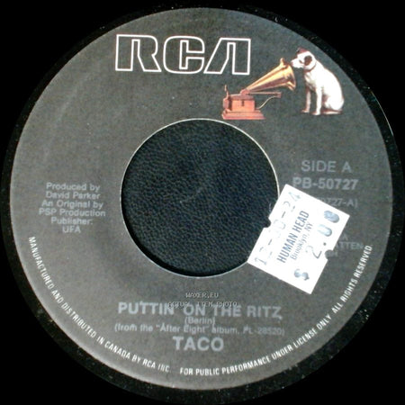 Taco - Puttin' On The Ritz / Livin' In My Dreamworld side A