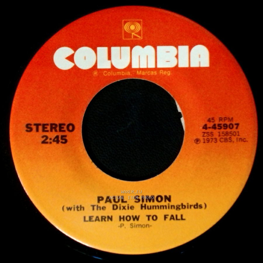 Paul Simon (With The Dixie Hummingbirds) - Loves Me Like A Rock / Learn How To Fall side B