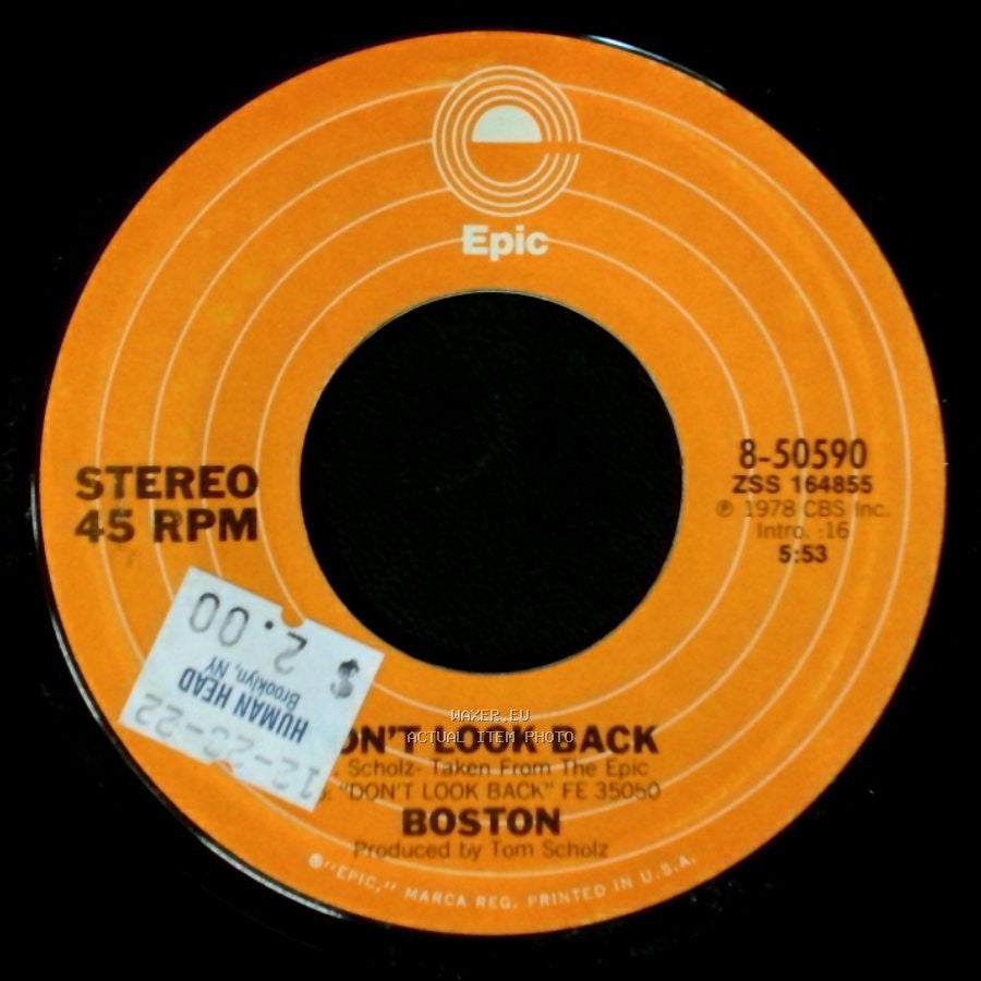 Boston - Don't Look Back / The Journey side A