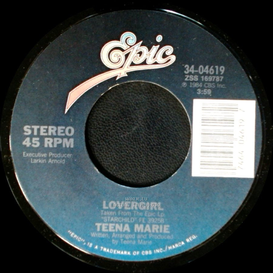 Teena Marie - Lovergirl / Lovergirl (Instrumental) side A
