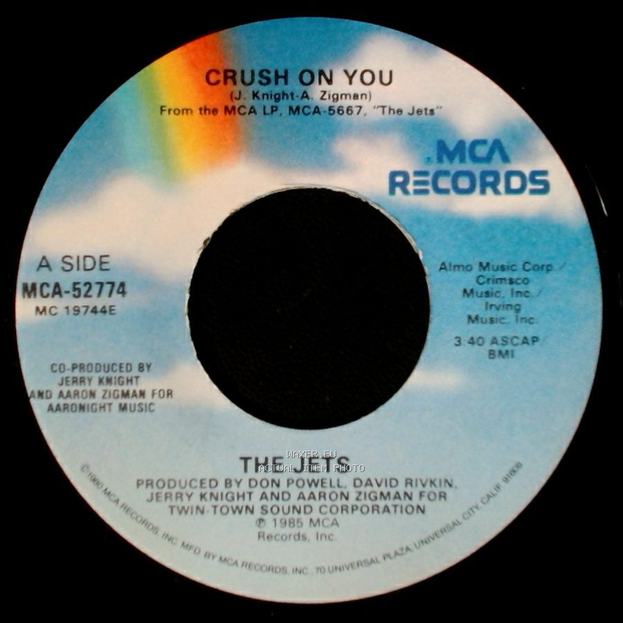 The Jets - Crush On You / Right Before My Eyes side A