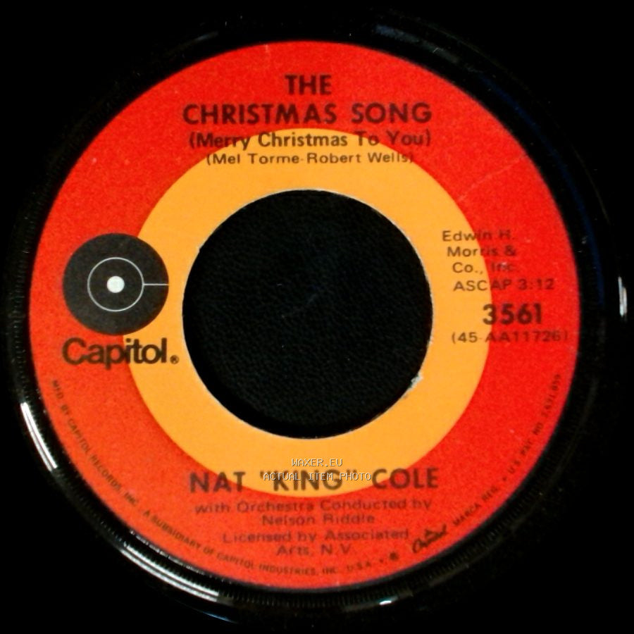 Nat "King" Cole - The Little Boy That Santa Claus Forgot / The Christmas Song (Merry Christmas To You) side B