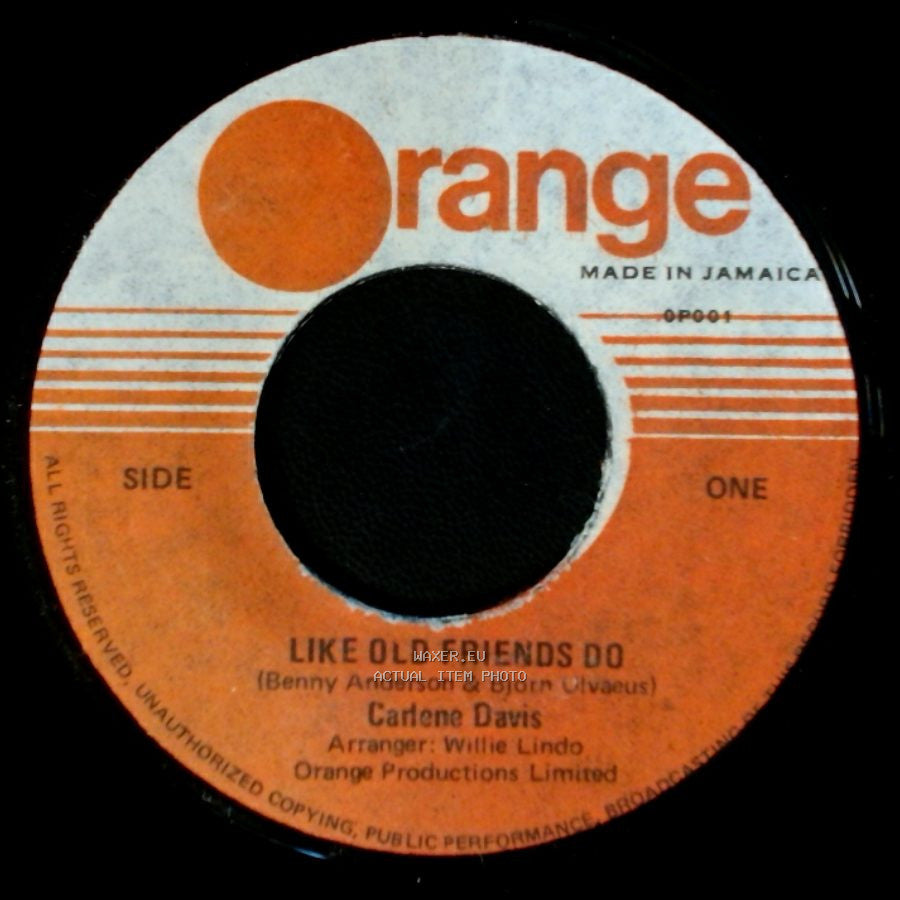 Carlene Davis - Like Old Friends Do / Old Friends Part Ii side A