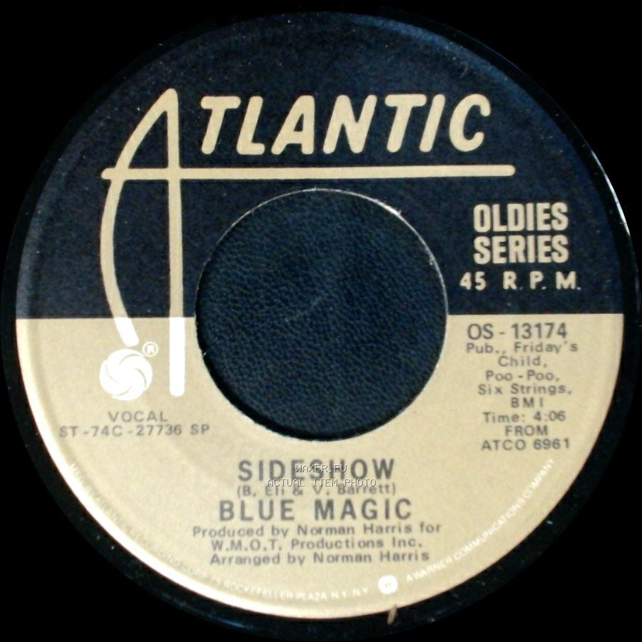 Blue Magic - Sideshow / Stop To Start side A