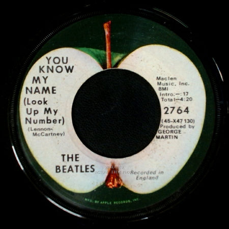 The Beatles - You Know My Name (Look Up My Number) / Let It Be side A