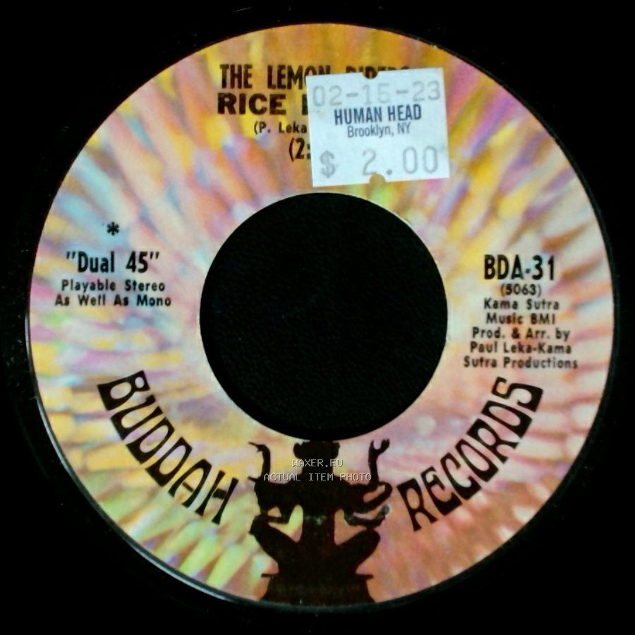 The Lemon Pipers / The Lemon Dippers - Blueberry Blue / Rice Cooker (Part I) side B