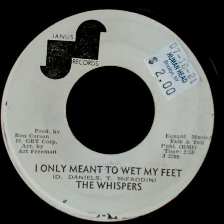 The Whispers - I Only Meant To Wet My Feet / You Fill My Life With Music side A
