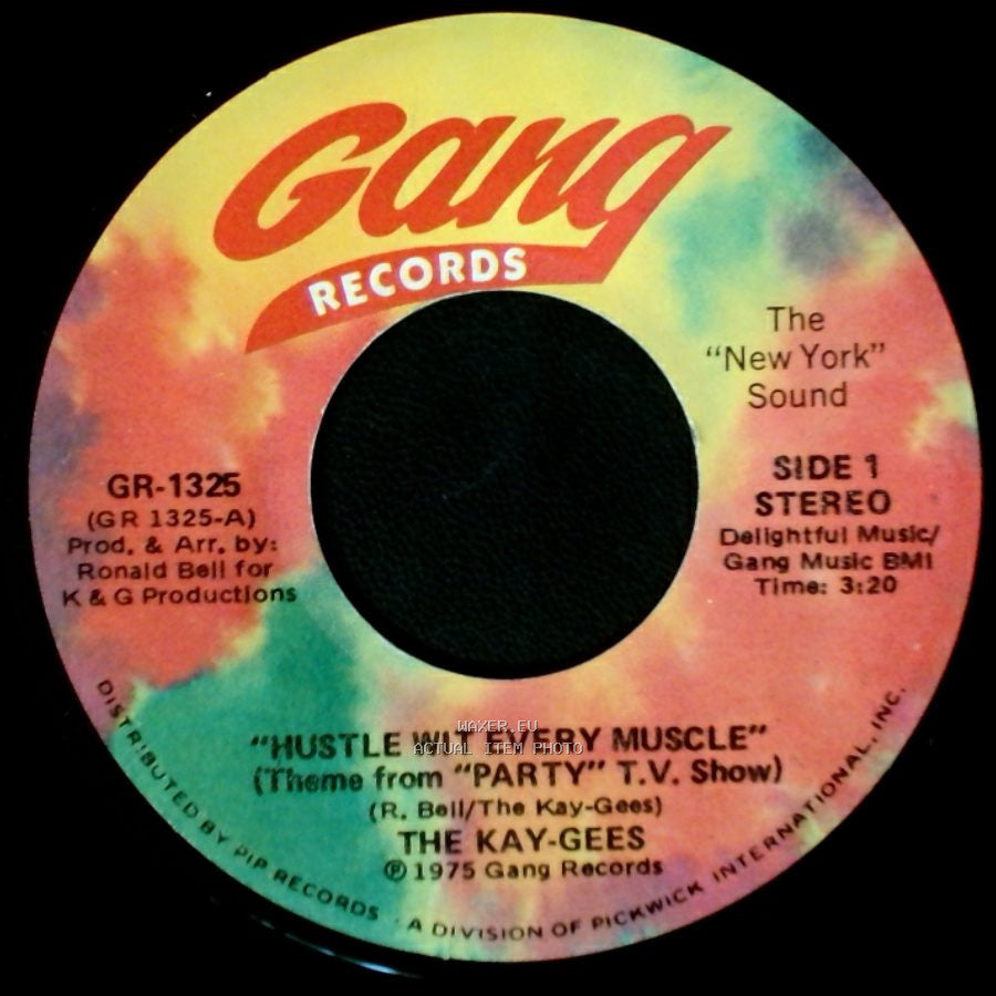 The Kay-Gees - Hustle Wit Every Muscle / Hustle Wit Every Muscle (Theme From "Party" T.V. Show) side A