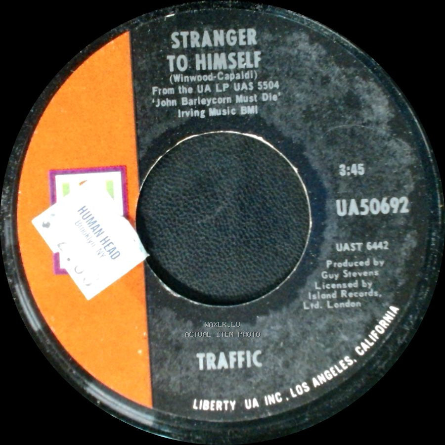 Traffic - Empty Pages / Stranger To Himself side B
