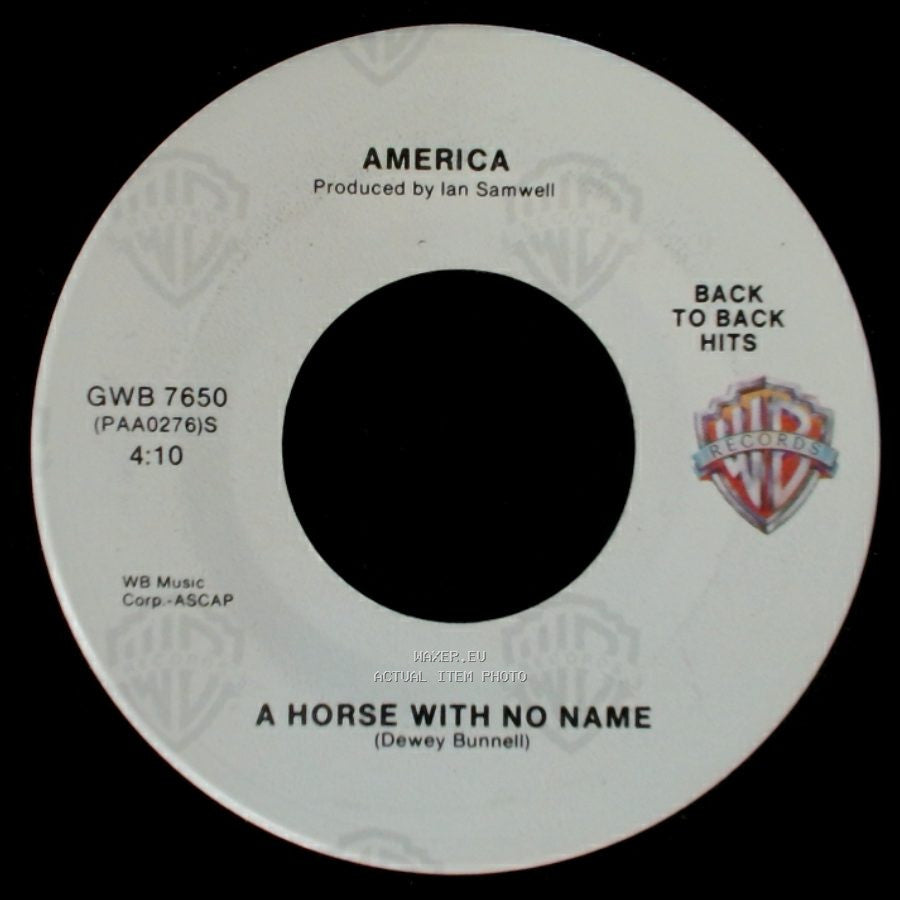 America - A Horse With No Name / I Need You side A