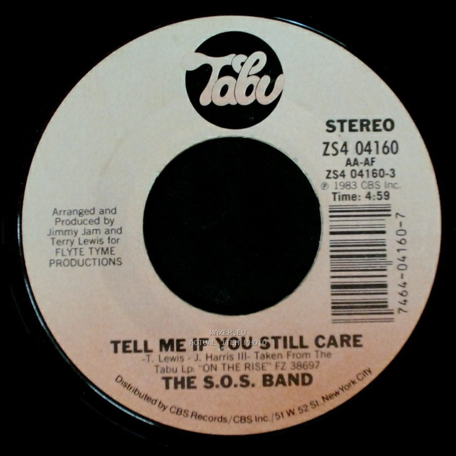 The S.O.S. Band - If You Want My Love / Tell Me If You Still Care side B