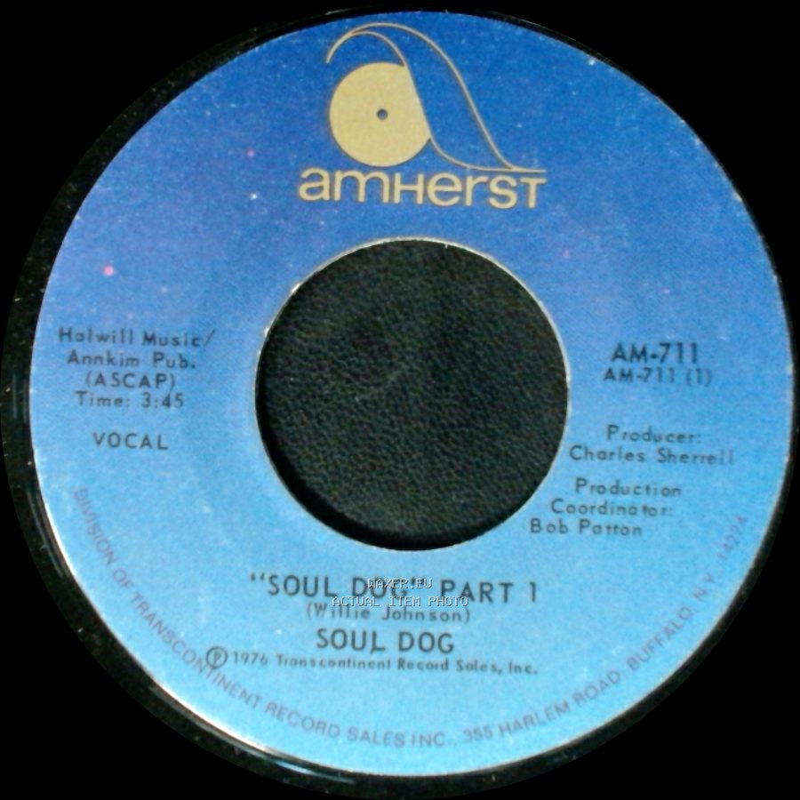 Soul Dog - Soul Dog Part 1 / Soul Dog Part 2 side A