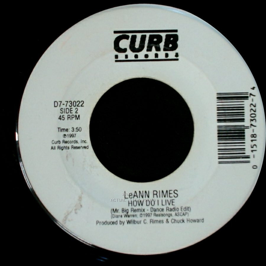 Leann Rimes - How Do I Live / How Do I Live side B