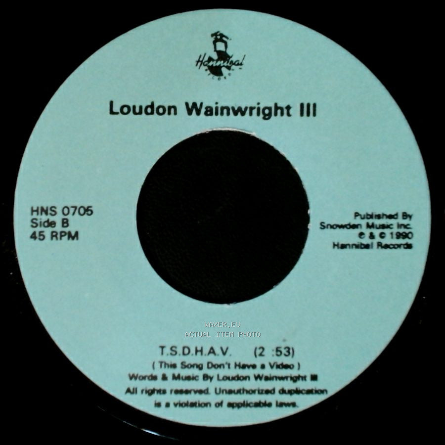 Loudon Wainwright Iii - Jesse Don't Like It (5:10) / T.S.D.H.A.V. (This Song Don't Have A Video) side B