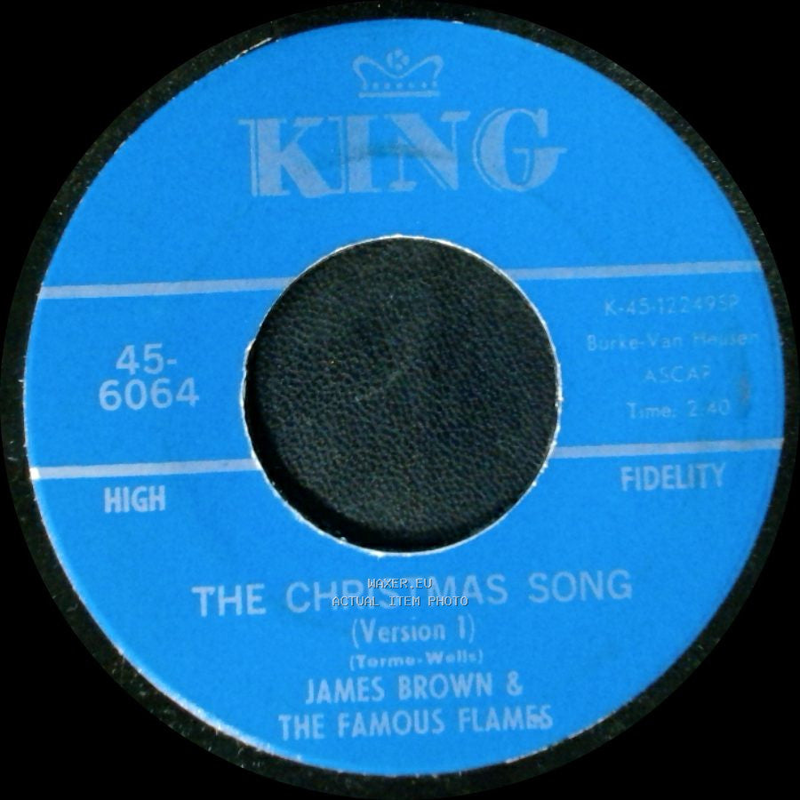 James Brown & The Famous Flames - The Christmas Song (Version 2) / The Christmas Song (Version 1) side B
