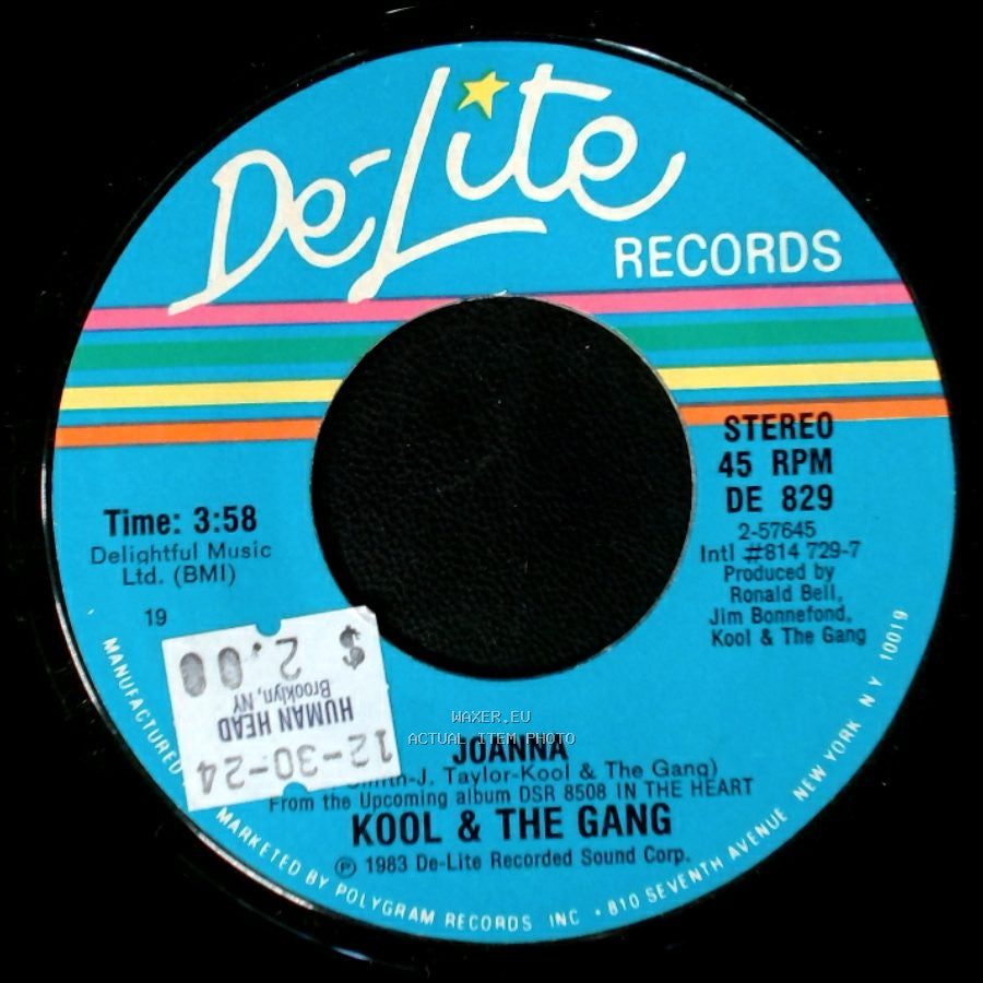 Kool & The Gang - Joanna / Place For Us side A