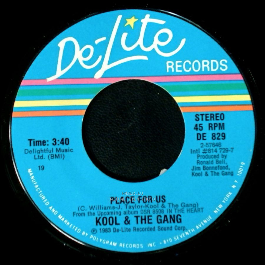 Kool & The Gang - Joanna / Place For Us side B