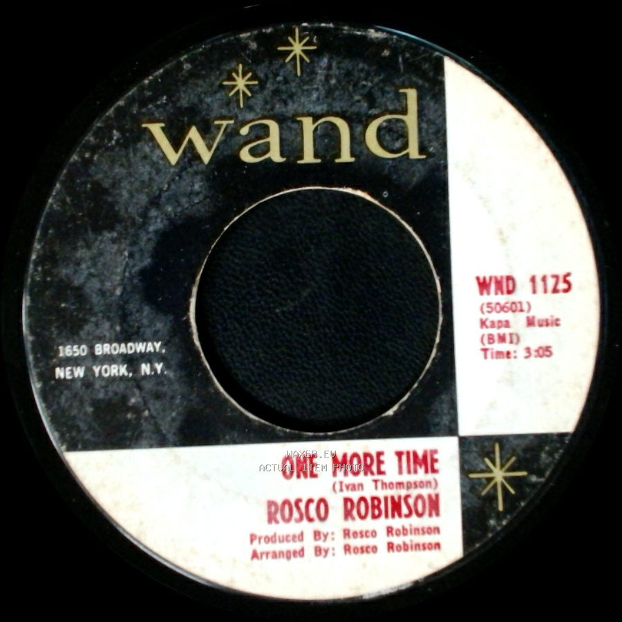 Rosco Robinson - One More Time / That's Enough side A
