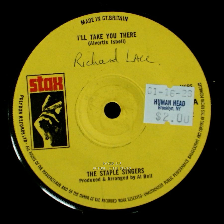 The Staple Singers - I'll Take You There / I'm Just Another Soldier side A