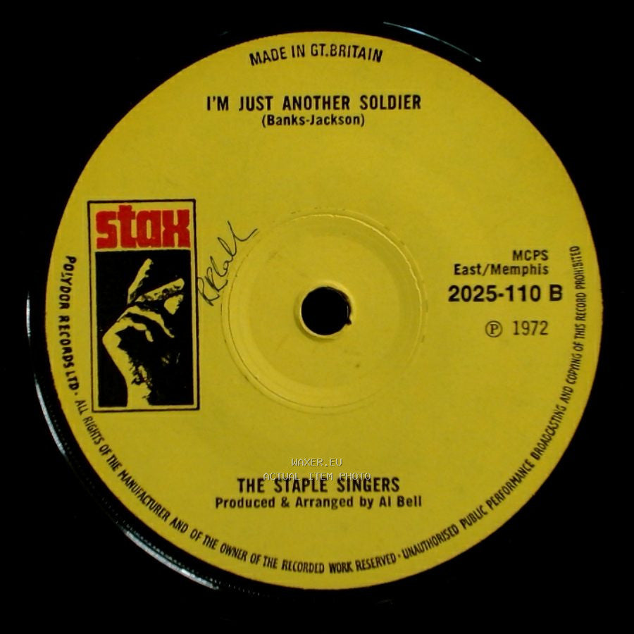 The Staple Singers - I'll Take You There / I'm Just Another Soldier side B