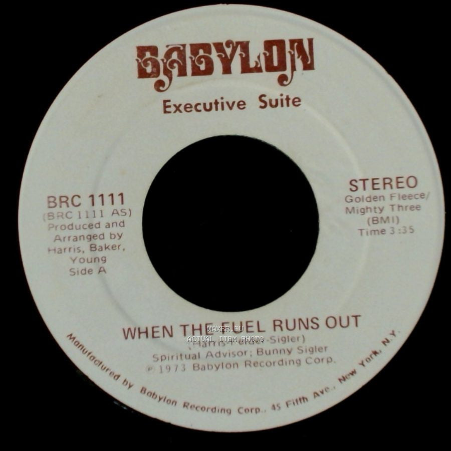 Unknown Artist - When The Fuel Runs Out / You Got It (Part Ii) side A