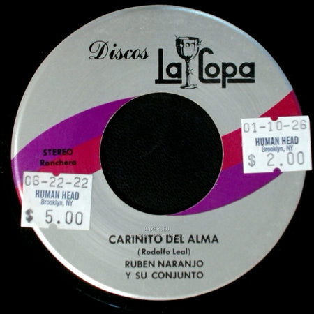 Ruben Naranjo Y Su Conjunto - Nora / Carinito Del Alma side B