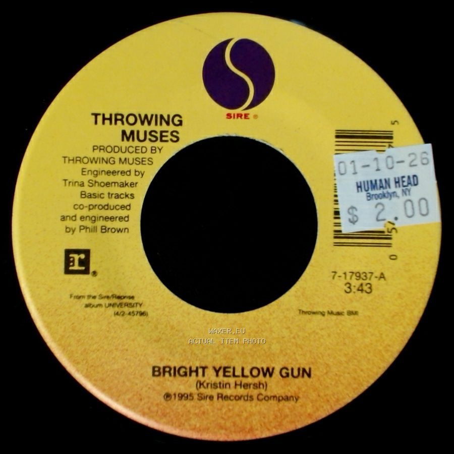 Throwing Muses - Bright Yellow Gun / Like A Dog side A