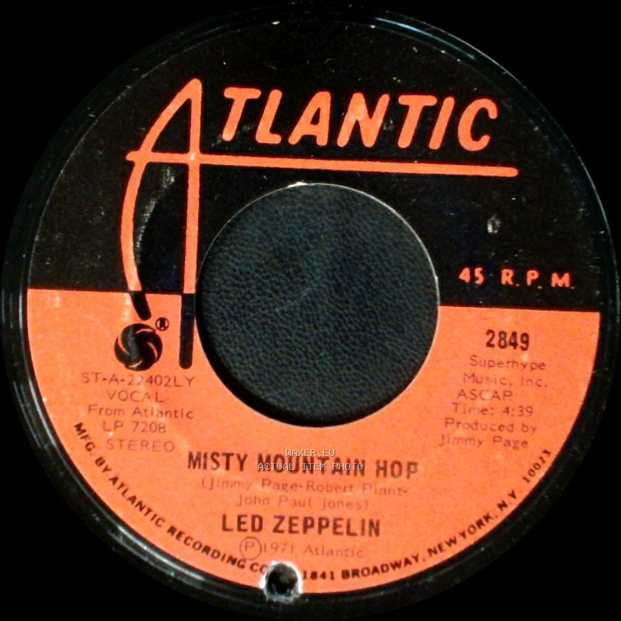 Led Zeppelin - Misty Mountain Hop / Black Dog side A