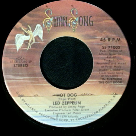 Led Zeppelin - Hot Dog / Fool In The Rain side A